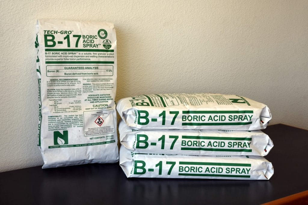 B17 Boric Acid Spray™ TECHGRO Foliar Nutrients for Crops